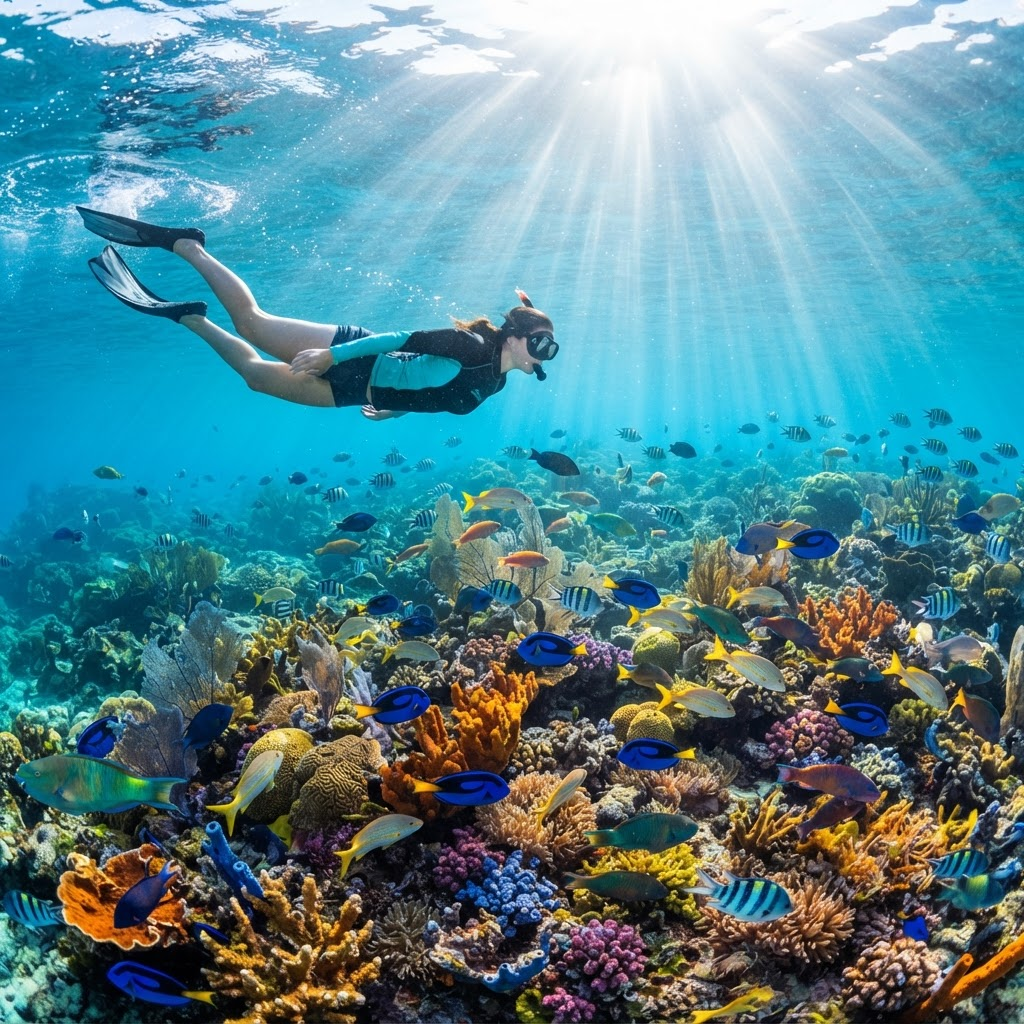 Snorkeling West Bay Beach
